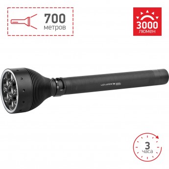 Фонарь повышенной яркости LED LENSER X21R.2 (пластиковый кейс)